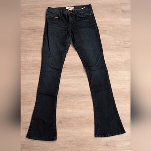 Low Rise Dittos Women's Dark Blue Skinny Flare Jeans